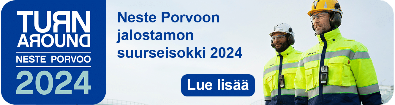 Neste Porvoon jalostamon suurseisokki 2024